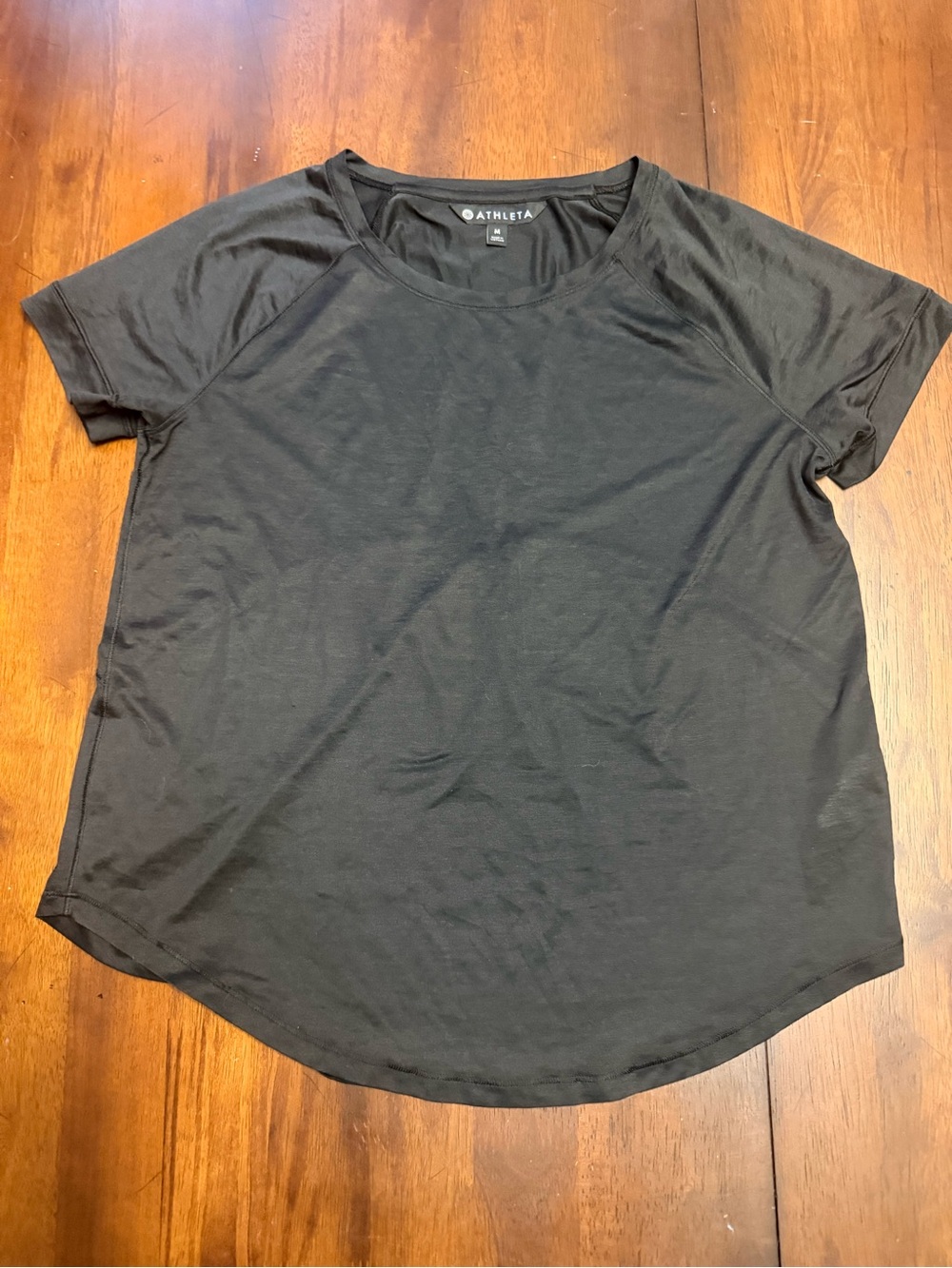 Athleta Ultimate Mesh Short Sleeve Tee - Black